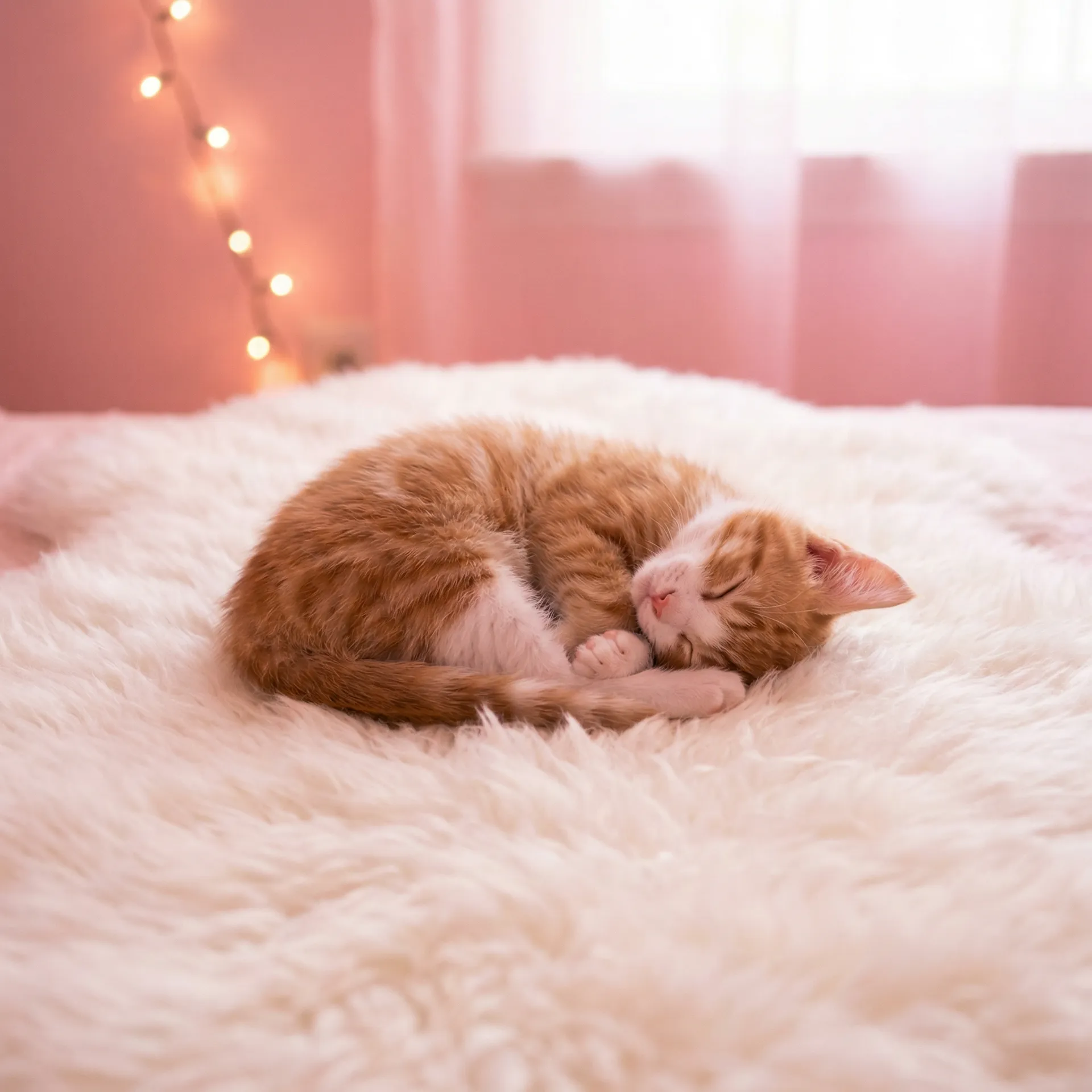 小猫蜷成一团入睡 - 奇迹暖暖命运之书