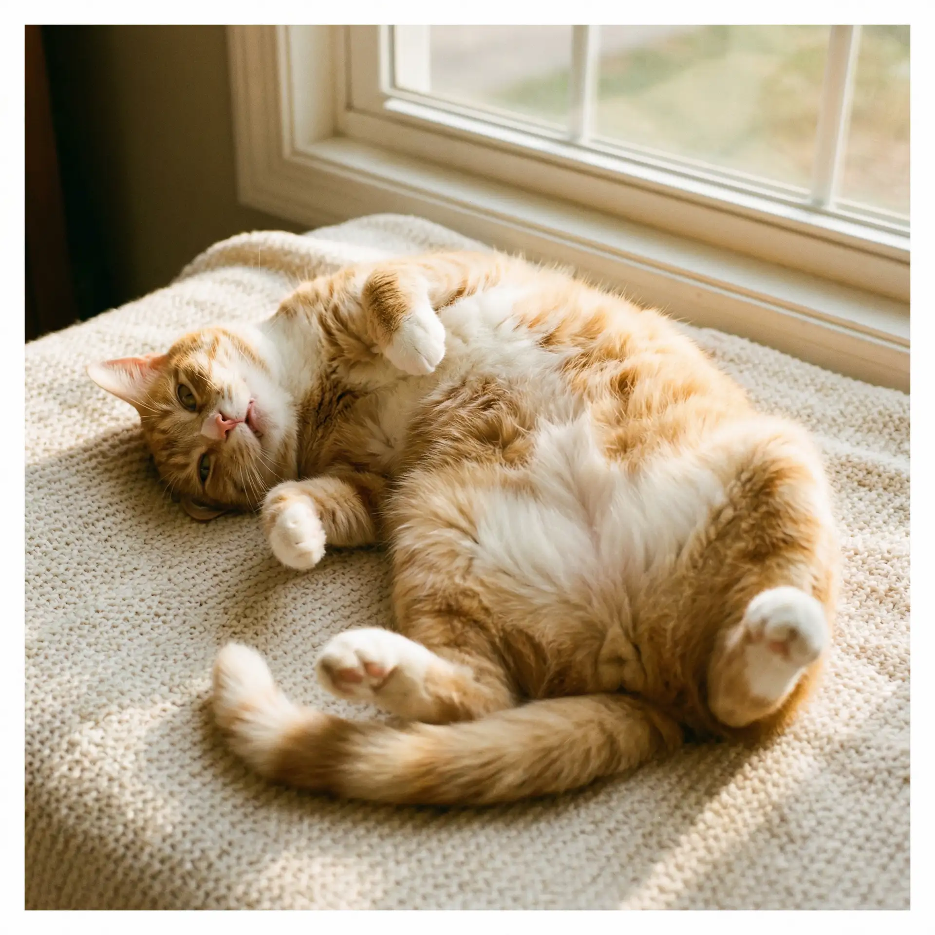 猫咪仰躺露出肚皮 - 奇迹暖暖命运之书